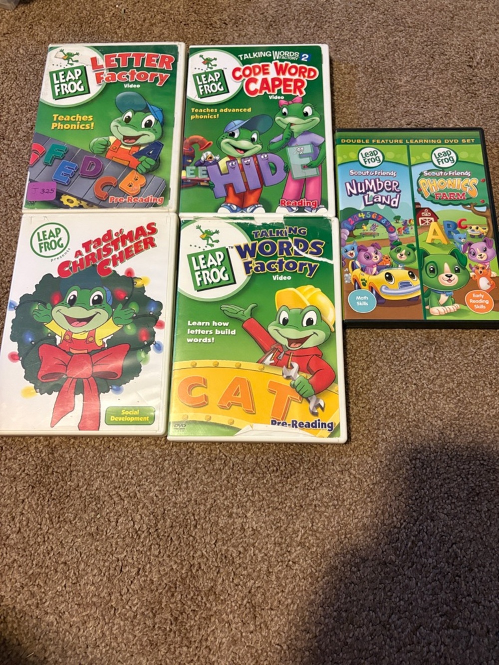 LeapFrog Kids Educational DVD Set - Green - Phonics & Reading Videos